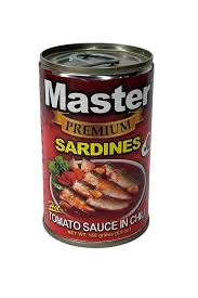 Master Sardines Premium in Hotchili Tomatoe Sauce 155gr